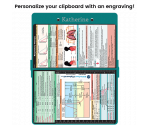 WhiteCoat Clipboard® - Teal Respiratory Edition